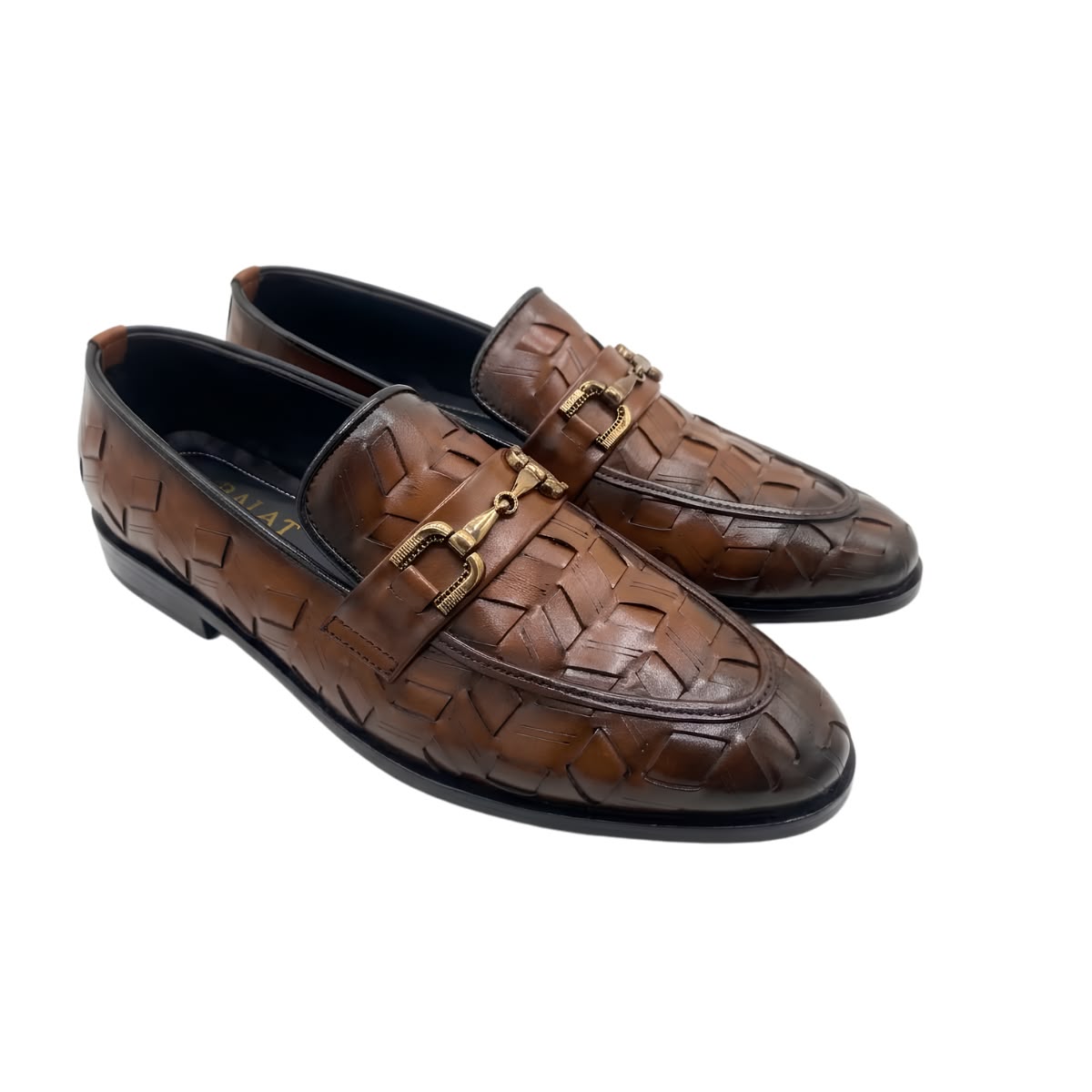 Executive Handmade Cherry Leather Loafers - Image 2